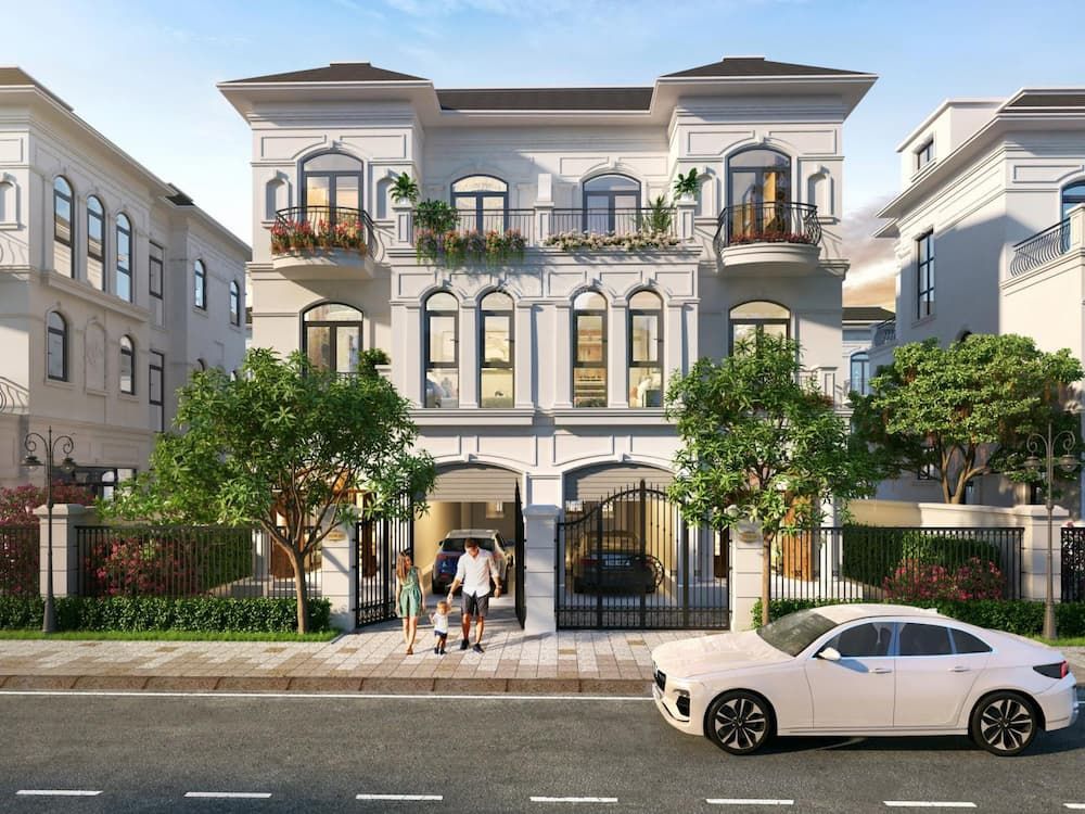 Cho thuê biệt thự Hoa Hồng Vinhomes Star City hướng chính Bắc - DT: 198m2 - Gần kênh đào duyên dáng